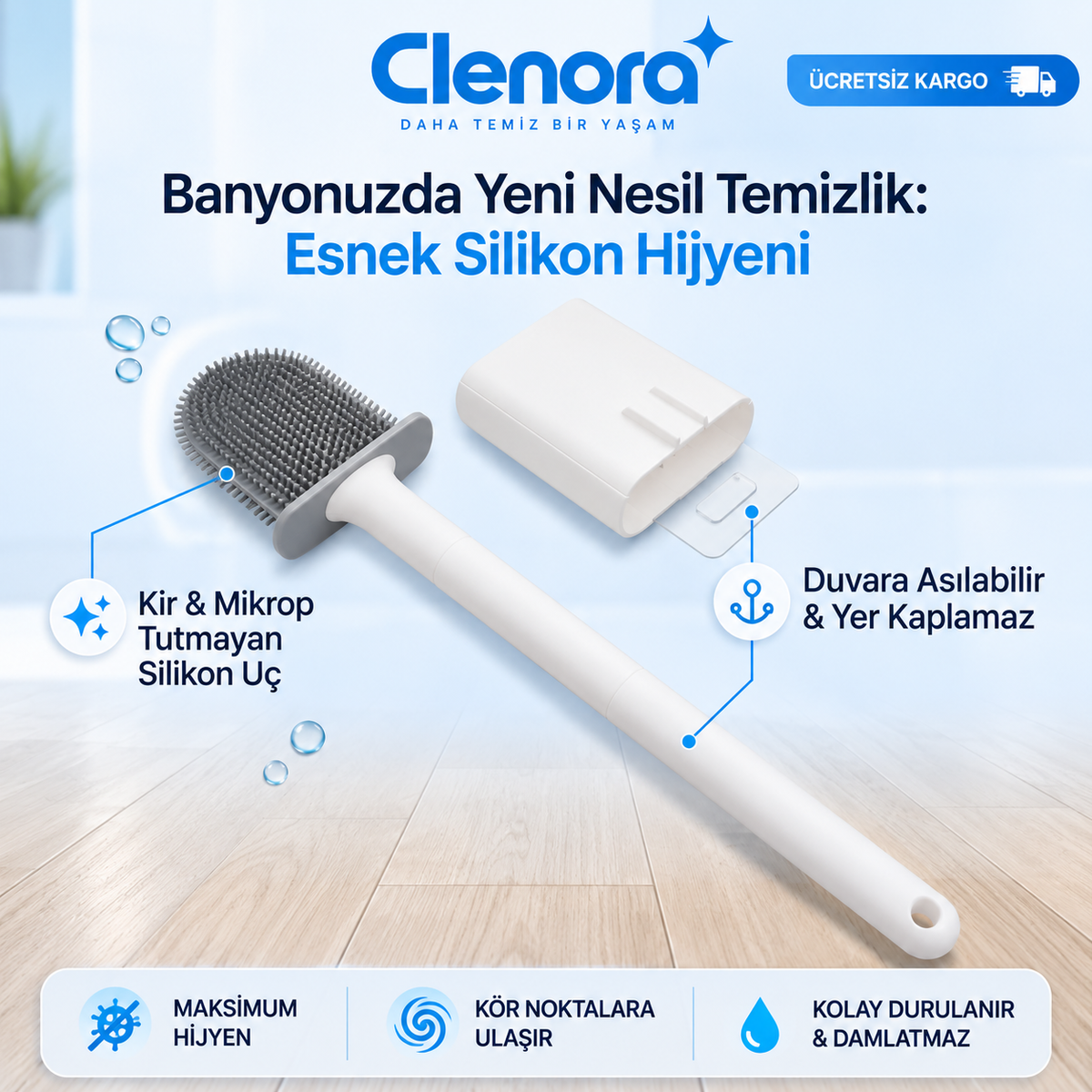 Clenora Slikon Fırça